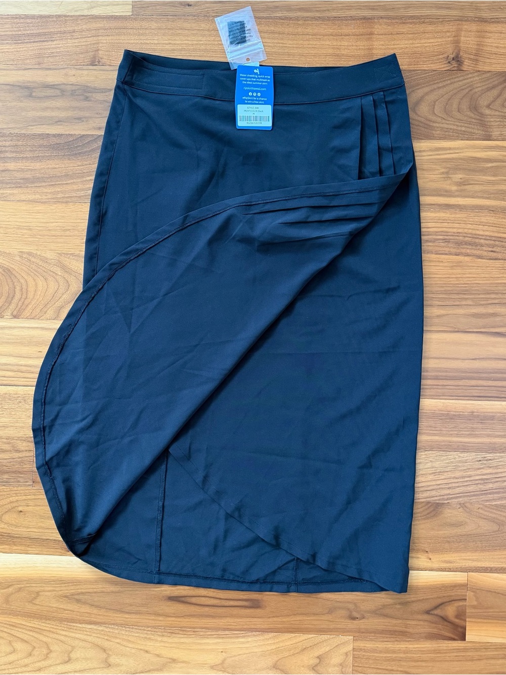 NWT RipSkirt Hawaii Original Length 3 Black Wrap Skirt Size M Midi  Cover Up - Picture 4 of 11